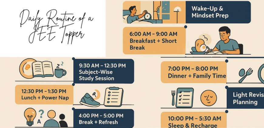 Daily Routine of a JEE Topper: Time Blocks That Lead to Success
